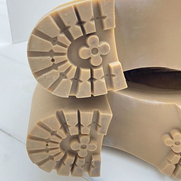 Steve Madden Jaydin-F Brown Suede Platform Boots Women's size 9.5M side zipper - Picture 9 of 13